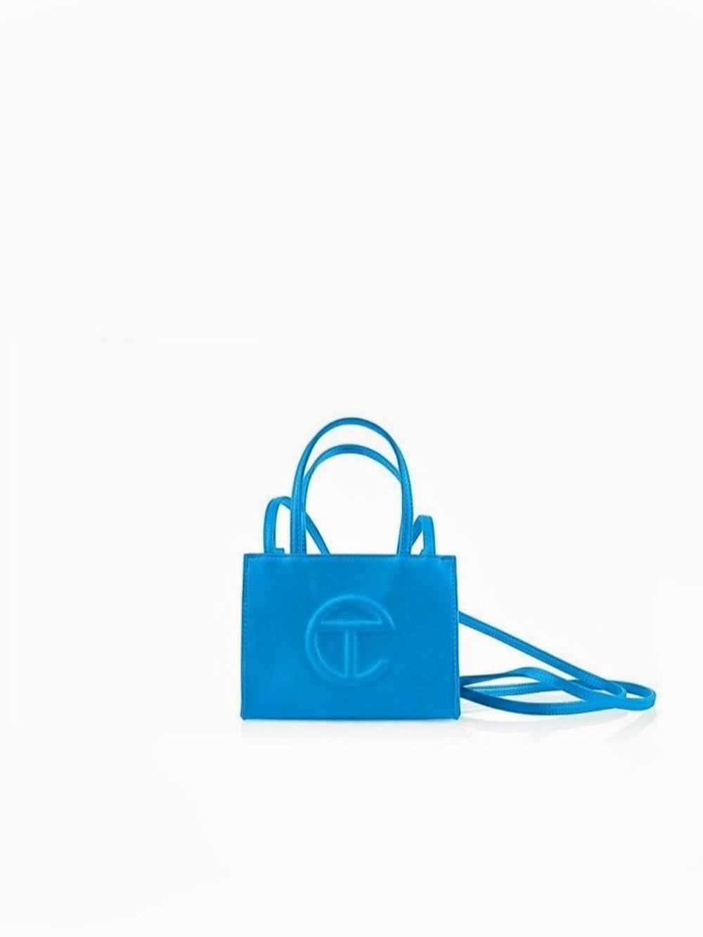 Telfar Small Shopping Bag - Pool Blue Shoulder Bag